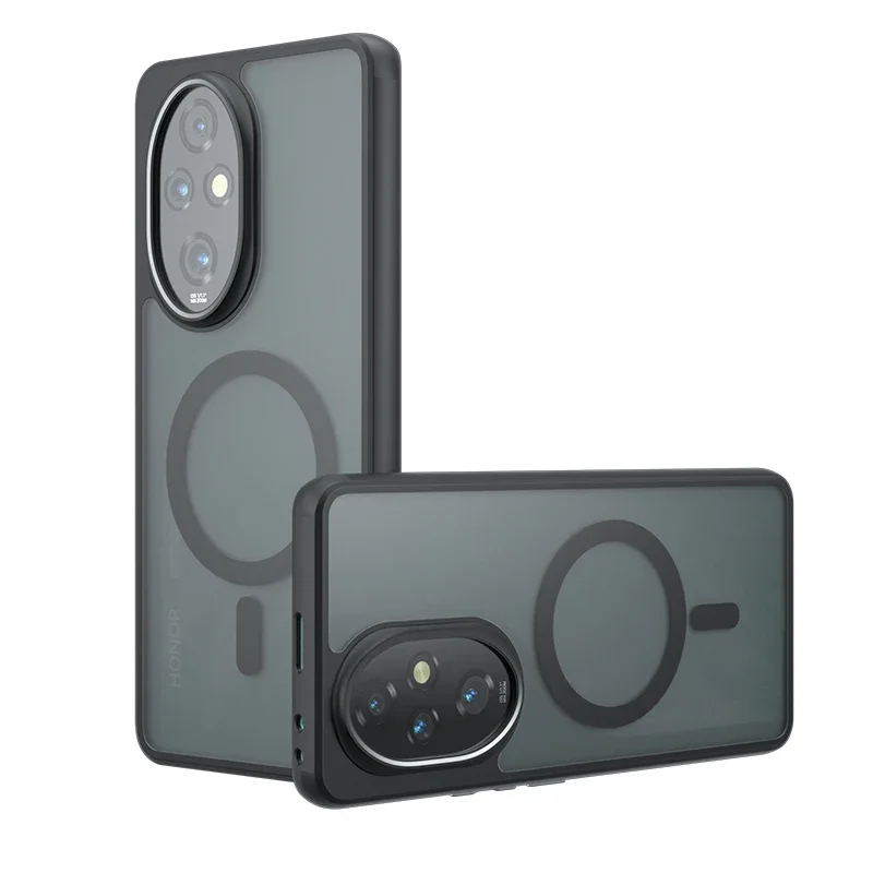 Magsafe Shockproof Acrylic Magnetic Hard Bumper Matte Phone Case