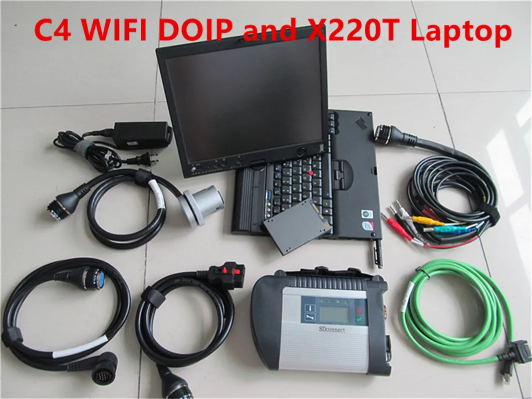 

2023.09 MB SD C4 Star Diagnostic Tool DOIP With Super Engineering Software DTS/Vediam Plus X220T Tablet PC