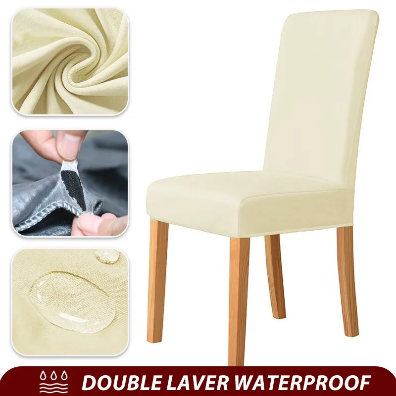 Chair Cover Protecting Furniture Stretch Removable Washable Slipcover Dining Chair Elastic Cover Protector Home Decor
