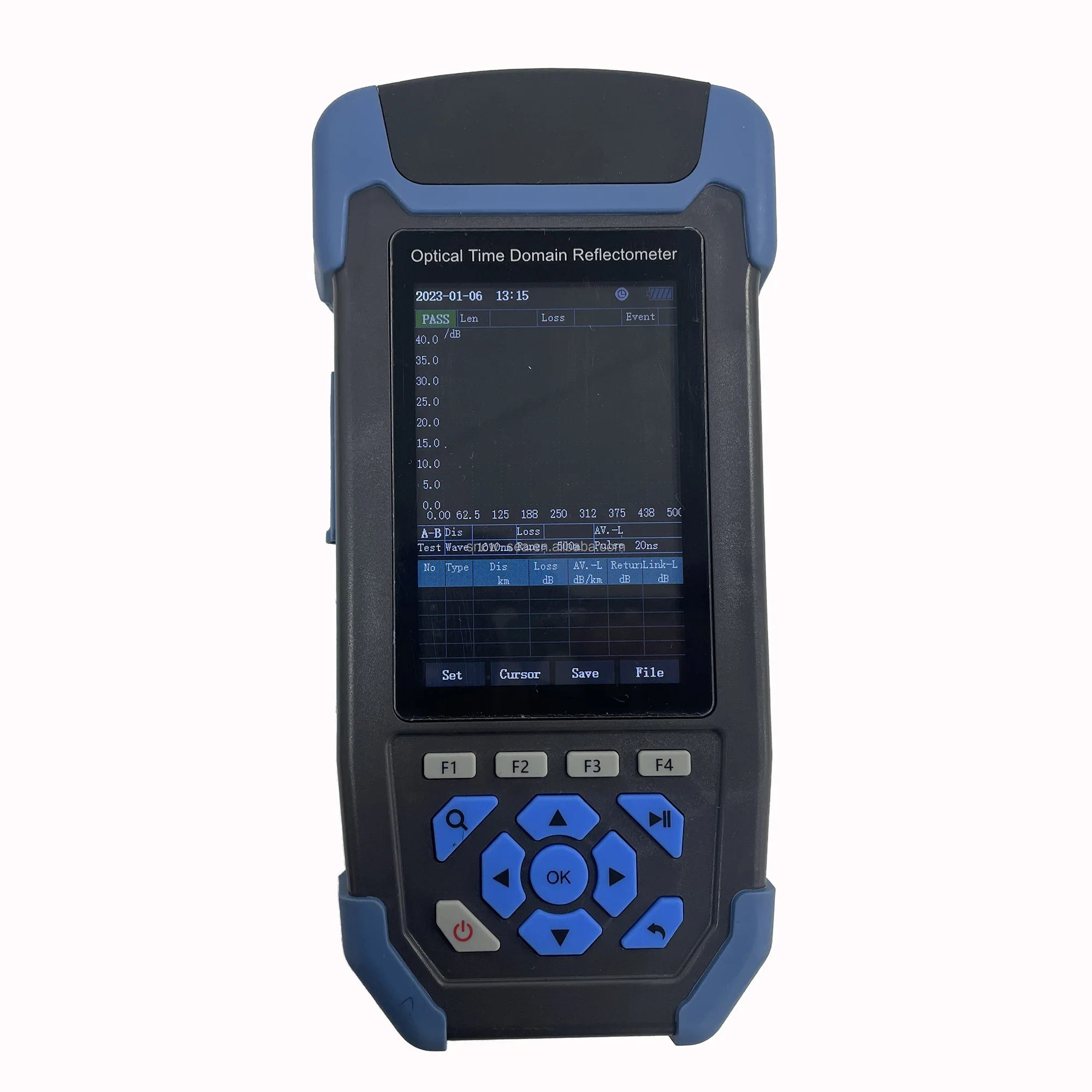 1610nm 24dB 60KM 8 Functions in 1 Device Online Live PON Mini OTDR with Event Map and OPM and OLS VFL IL