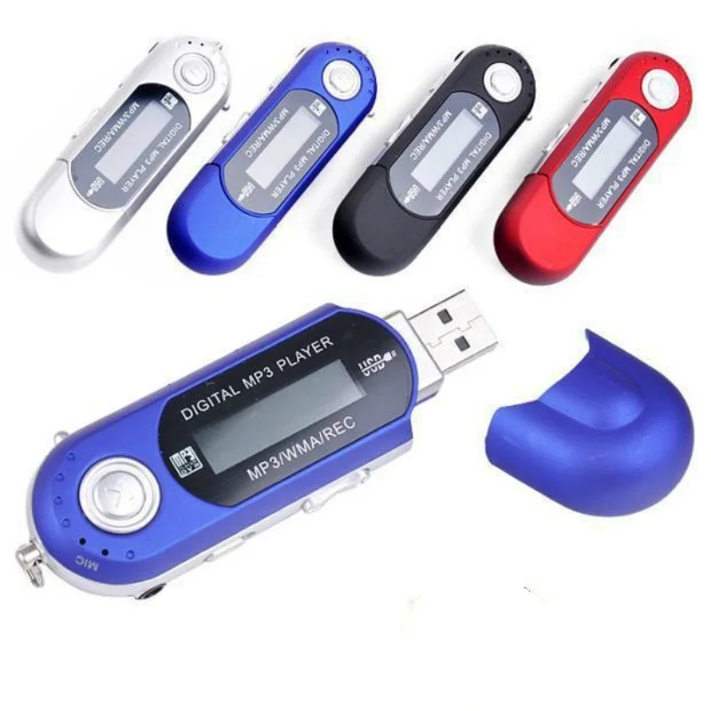 Mini MP3 Player LCD Display Digital USB Stick Music MP3 Player Support TF Capacity Max 32G FM Radio Support