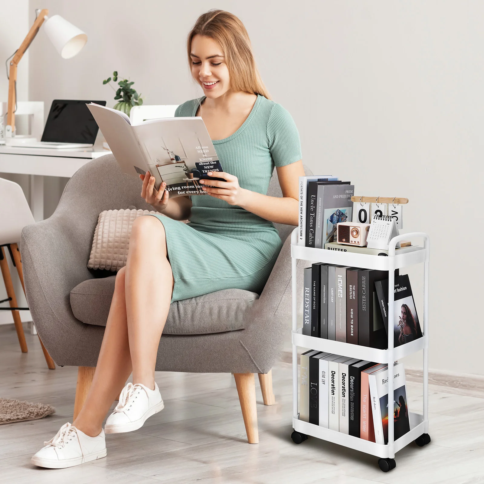 Рисунок 6 - Тележка-органайзер для книг на