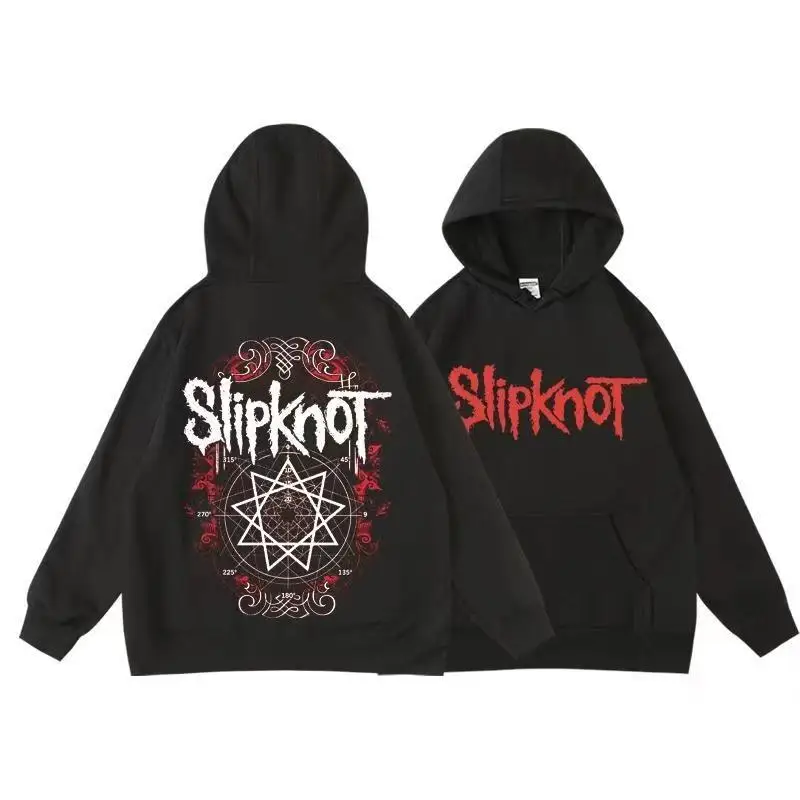 

Autumm Hell Tour Mens Rock Band Hoodie Sweatshirts Bestseller Slipknots Outerwear Heavy Metal Coat Hooded Streetwear Hoody Tops
