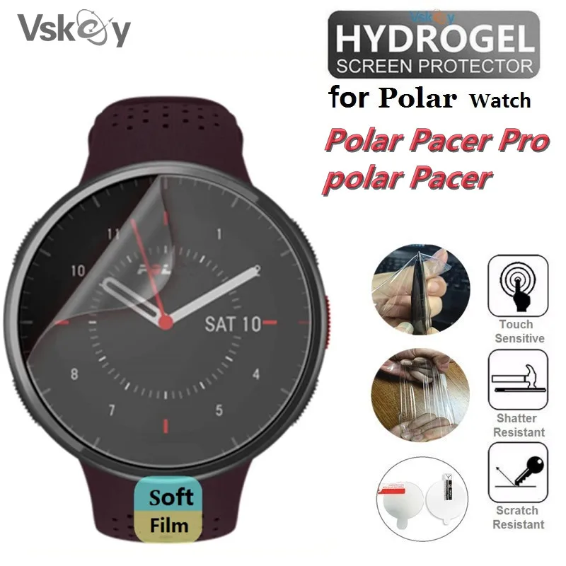 

Гидрогелевая Защитная пленка для смарт-часов Polar Pacer Pro, 10 шт.