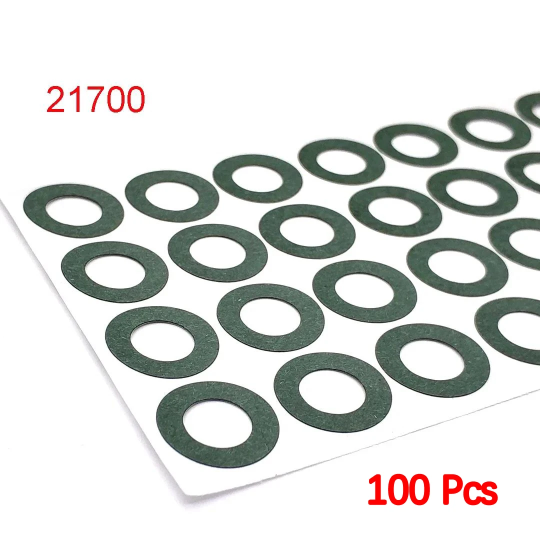 100pcs 자체 접착식 18650 21700 26650 32650 배터리 절연 가스켓 리튬 이온 배터리 절연 전기 절연 패드 링