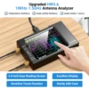 Network Antenna Analyzer, NanoVNA-H Vector10KHz-1.5G HzMF HF VHF UHF with Shell Voltage Standing Wave Ratio, Phase, Delay,Smith 4
