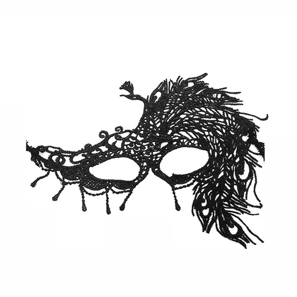 

Lace Floral Mask Phoenix Sexy Lady Cutout Eye Face Mask Masquerade peacock Tail Mysterious Masks For night Party Fancy Dress