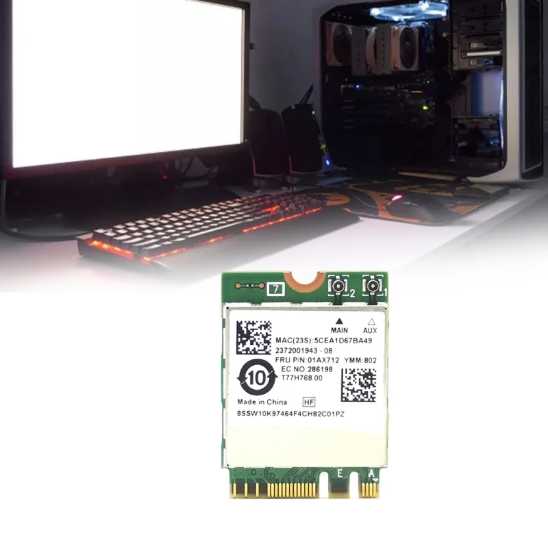 Tarjeta Wifi Rtl8822be Realtek 5ghz Bt4.1 M.2 Ngff | Cuotas Sin Interés - Foto 11