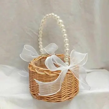 Willow Rattan Wedding Basket 1