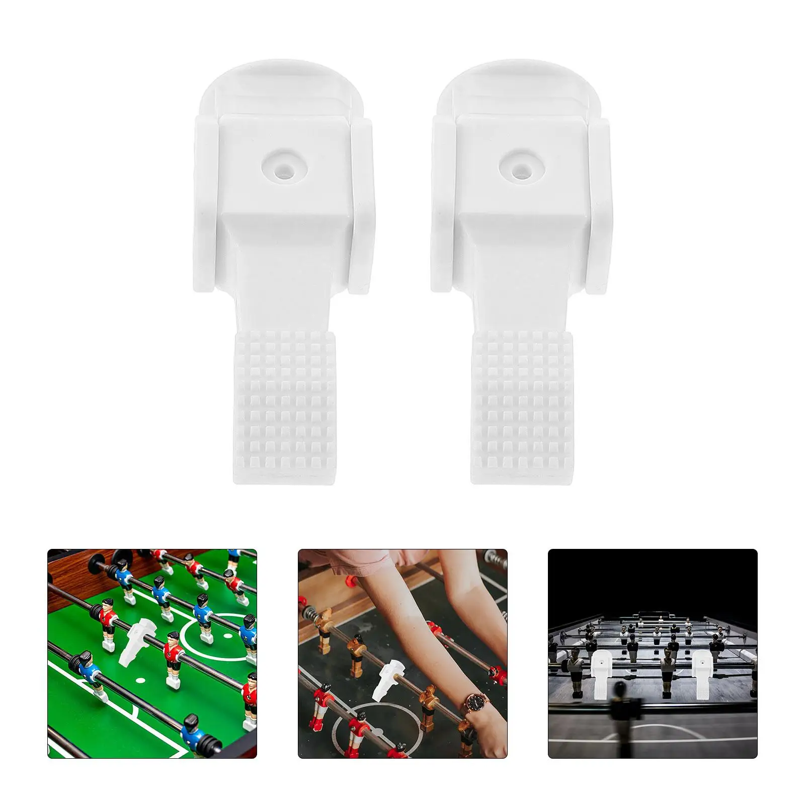 4pcs Foosball Players Durable Replacement Parts Smooth Gameplay Family Fun Soccer Table Football Figurine