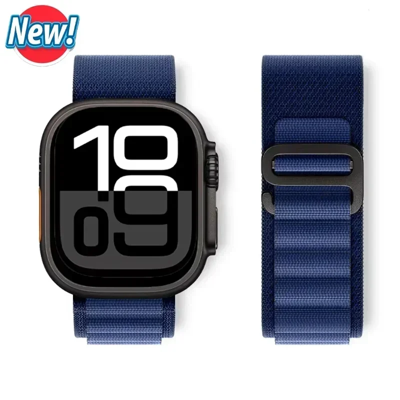 Alpine Loop für Apple Watch Ultra 2 Band 49 mm 46 mm 45 mm 44 mm 40 41 mm 42 mm Armband Correa iWatch Serie 10 SE 9 8 7 6 5 4 Armbänder – Detail 13