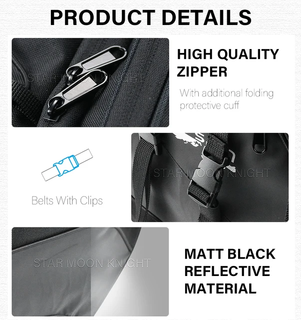 Borsa Da Sella Per Scooter - Impermeabile, 25 Litri, Compatibile Con Honda ADV, Yamaha NMAX