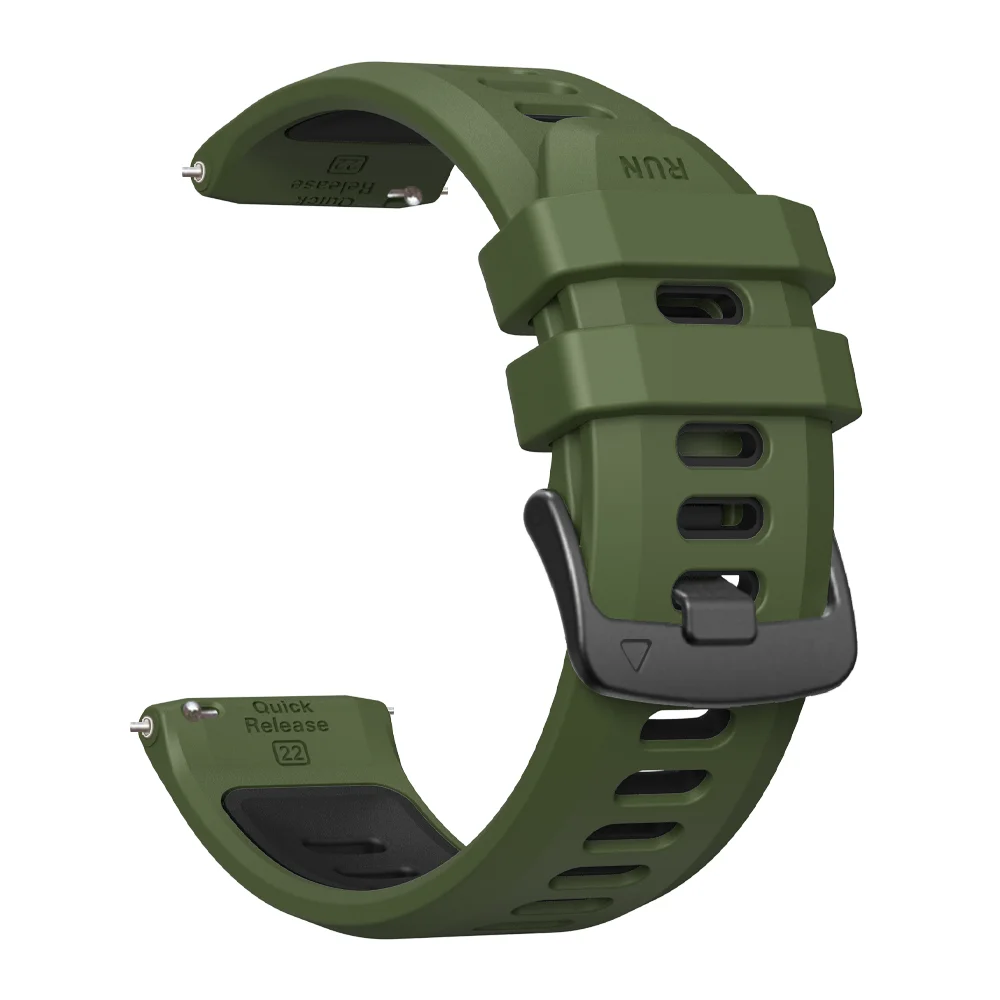 Premium Silicone Sport Wristband - 22mm Watch Band