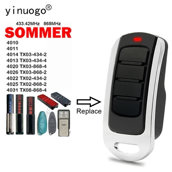 신제품 SOMMER 433.42MHz 868MHz 4014 4013 4022 4020 4026 4025 TX02 TX03 TX08 4031-2 434-4 434-2 868-4, 차고 문 리모컨