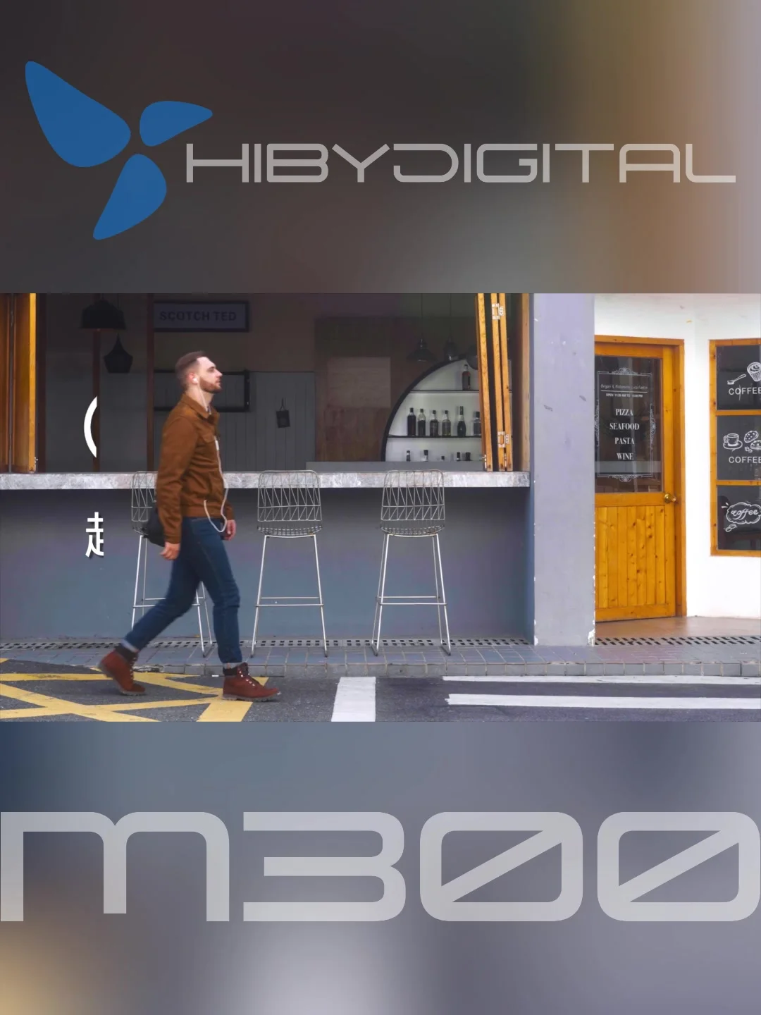 HiBy Digital M300 Android 13 музыкальный плеер MP3 HiFi Аудио Bluetooth WiFi DSD256 FM-радио Двойной