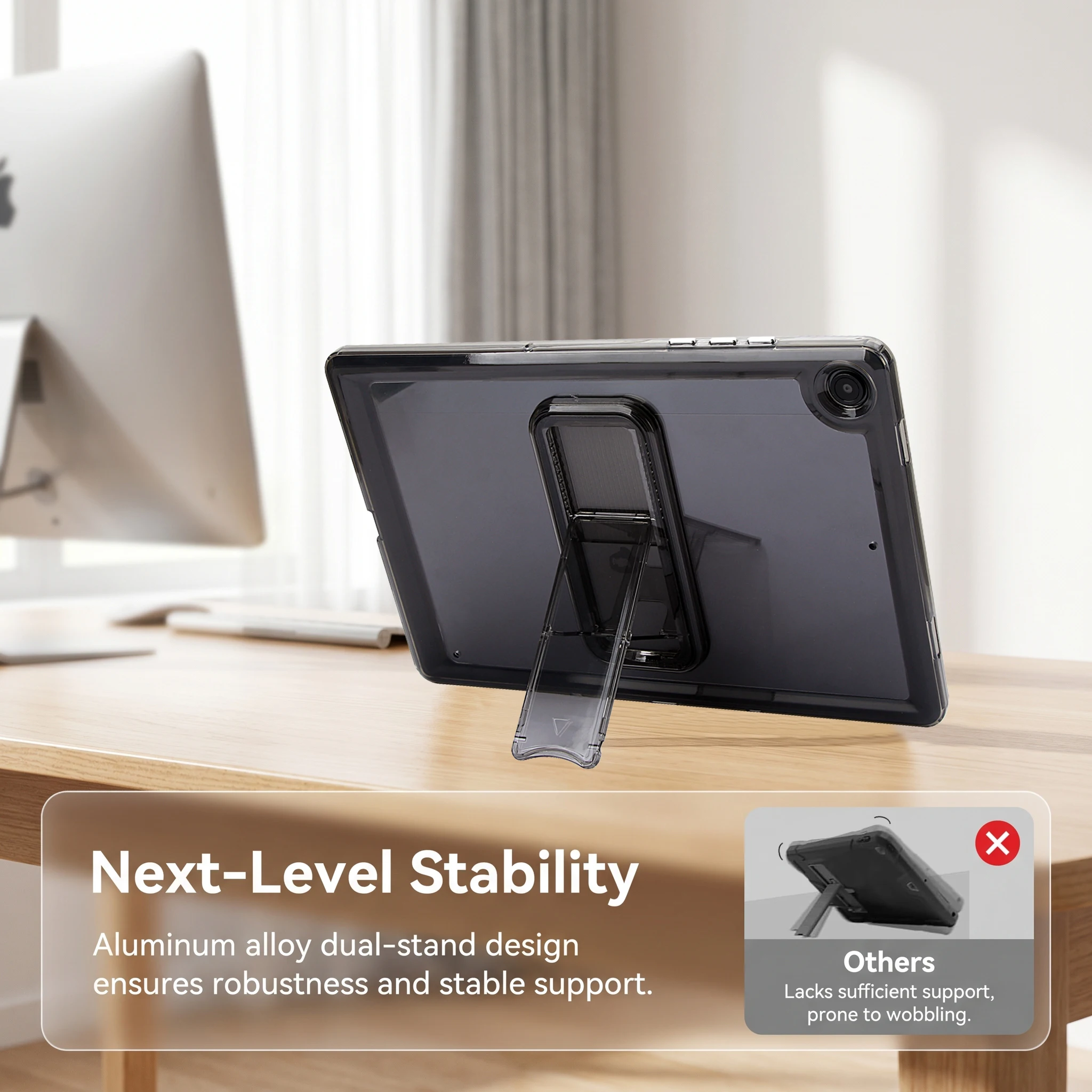 Universal Stand Tablet Case with Adjustable Viewing Angle and Durable Protection