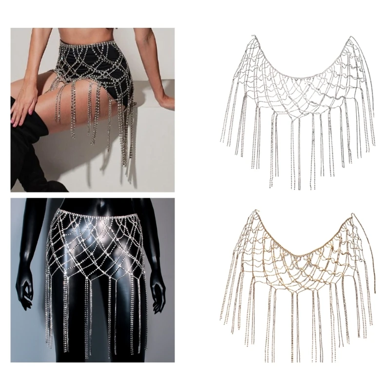 

Women Waist Chain Tassels Female Sexy Waist Chain Skirt Belly Chain
