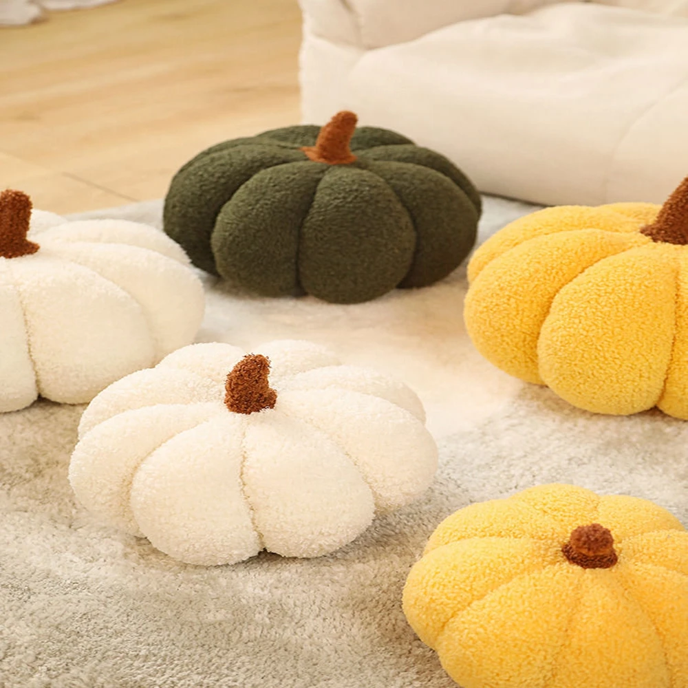 18CM Kreatives Kürbis-Plüschtier für Zuhause, Wohnzimmer-Sofa-Dekoration, Kissen mit Partikeln, Plüsch-Kürbispuppe, Halloween-Verkleidung – Detail 12