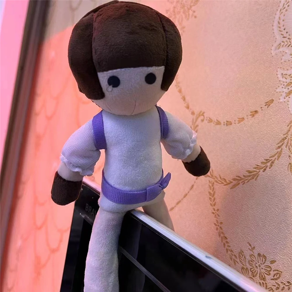 Genshin Impact Wanderer Balladeer Kunikuzushi Cosplay Cartoon Soft Plush Bun Doll Figure Kids Pendant Accessories 20cm