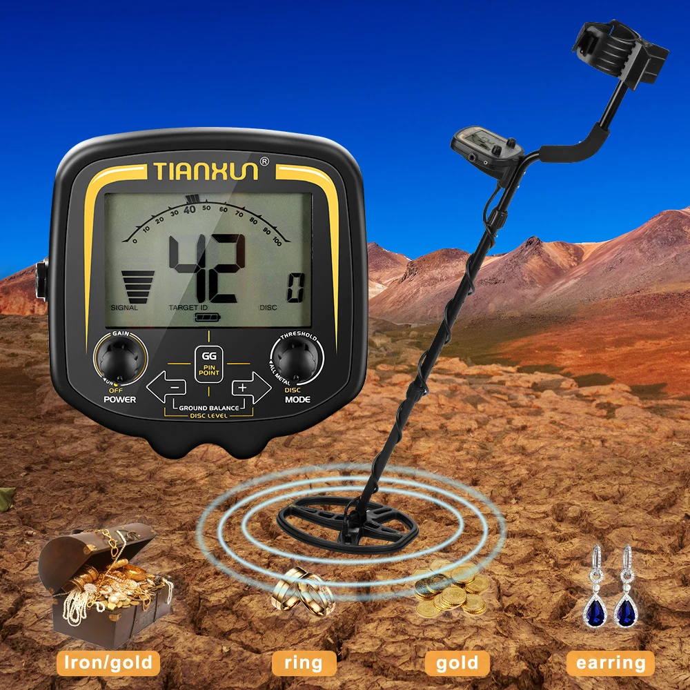 TX 850 Metal Detector Underground Professional Depth 2 5m Search Finder Gold Detector Treasure Hunter Detecting