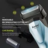 Kemei 1427 3-in-1 Multifunctional Men Electric Reciprocating Shaver Hair Trimmer Rechargeable Hair Clipper Nose Ear Hair Trimmer 3