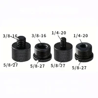 8pcs a set Mic Stand Thread Adapter Set 1/4,3/8 Male to 5/8 Female Microphone stand fixing Screw Adapter Transfer 6