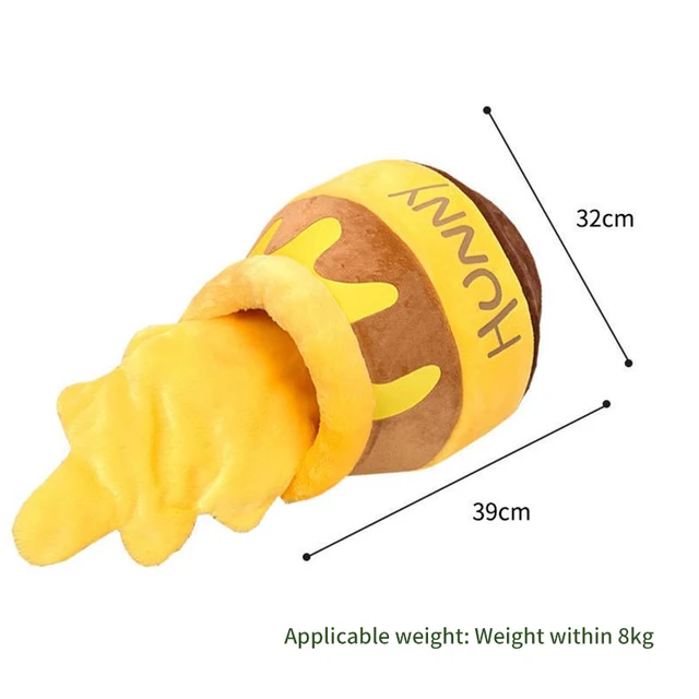 Cat Bed House Removable Plush Mat Cats Puppy Four Seasons Cushion Basket Honey Jar Shape Machine Washable Pet Accessories 6