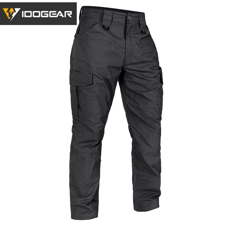 Pantalon cargo tactique IDOGEAR BSR homme léger stretch pêche randonnée sport EDC