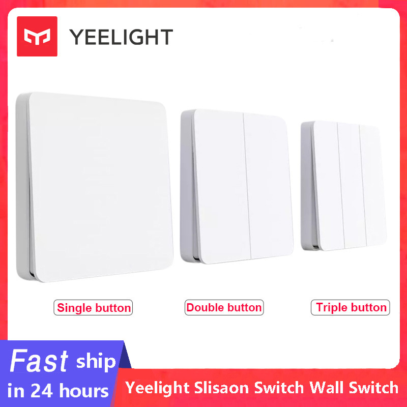 Original Yeelight Slisaon Switch Wall Switch Open Dual Control Switch 2 Modes flex Switch Over Intelligent Lamp Light Switch