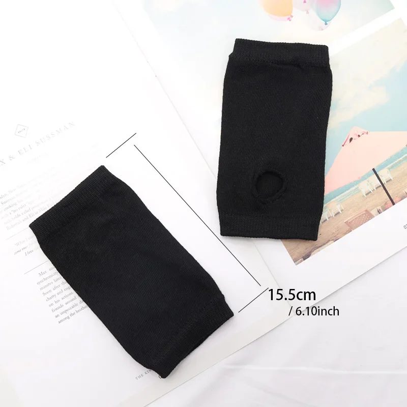 Anime Women Short Fingerless Gloves Cosplay Mitten Unisex Oversleeve Arm Warmer Men's Fashion Warm Cuff Gloves Cosplay Accessory