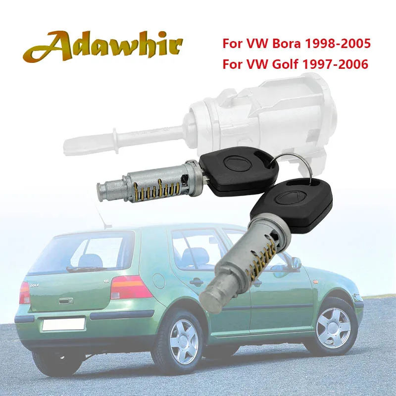 Front Left & Right Door Lock Cylinder Repair Kit For VW Golf 4 /Bora