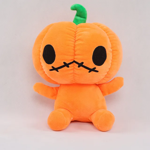 30cm Cute Creative Pumpkin Plush Toy Halloween Photography Props Party Decor Stuffed Pumpkin Shaped Pillow Kid Funny Gift Toy