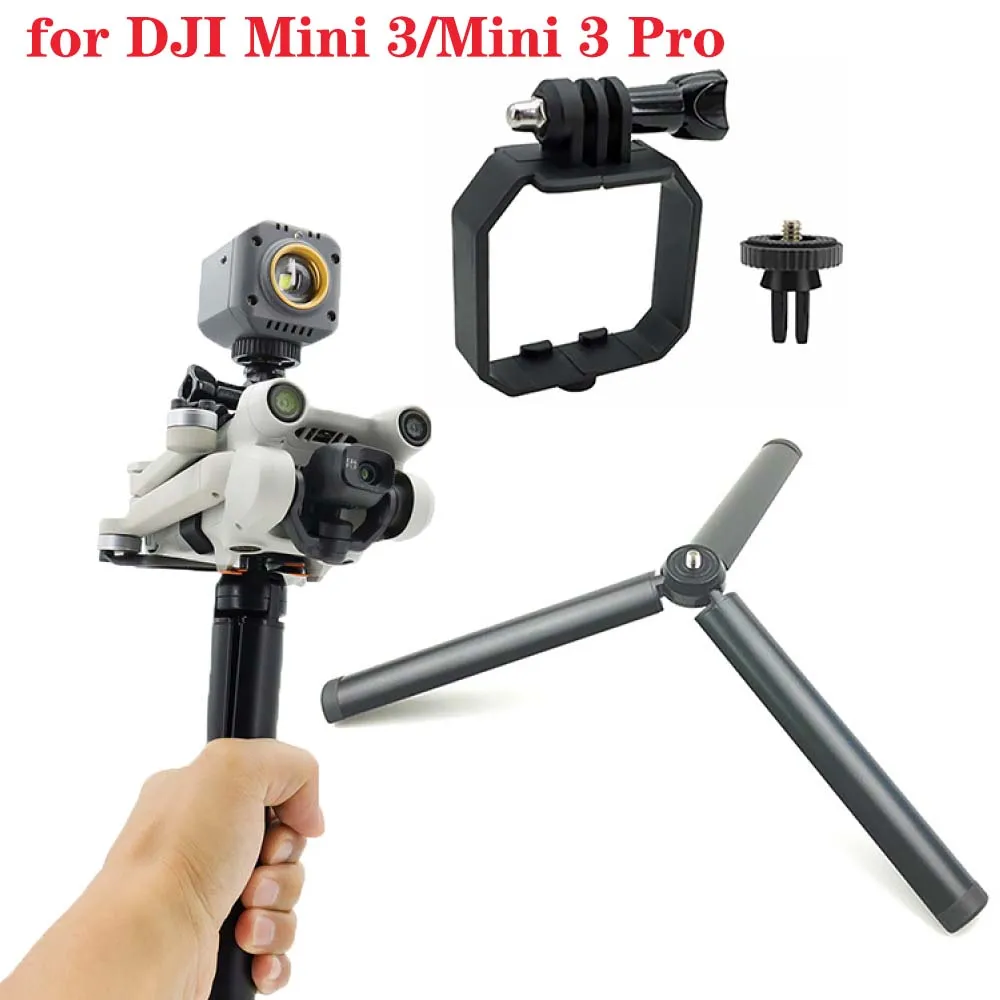 

New Upper Expansion Bracket For DJI Mini 3 Pro/Mini 3 Integrated Molding Tripod Support Quick Release Adapter Drone Accessories