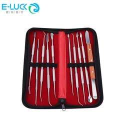 Stainless Steel Dental Wax Carving Kit - Versatile Spatula & Plaster Knife Set (1 set)