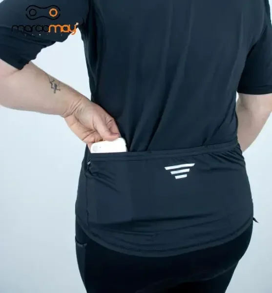 Marciomay Summer Women Black Cycling Short Sleeve Jersey MTB Breathable Cycling Shirt Outdoor Road Bike Sports Clothes