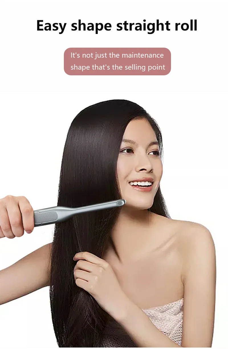 Alisador de Cabelo Modelador de Cabelo Liso para Cabelo 2 em 1 Profissional Curling Ferro Curto Cerâmica Barba Led 9 Computers & Electronics