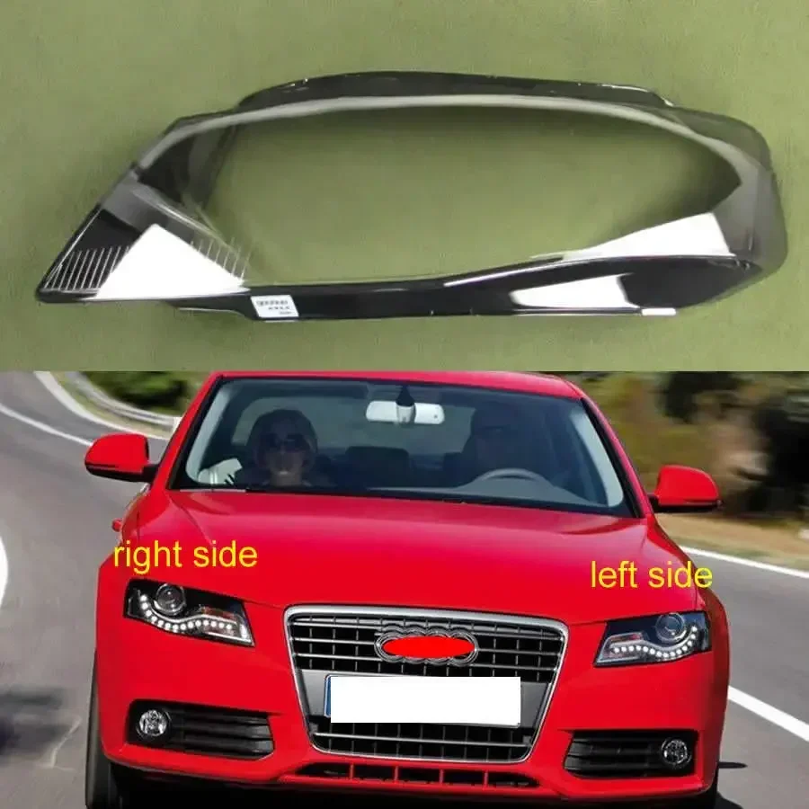 For 2009 2010 2011 2012 Audi A4 A4L B8 Headlamp Cover Lampshade Lamp Headlight Shell Lens Plexiglass Auto Replacement Parts