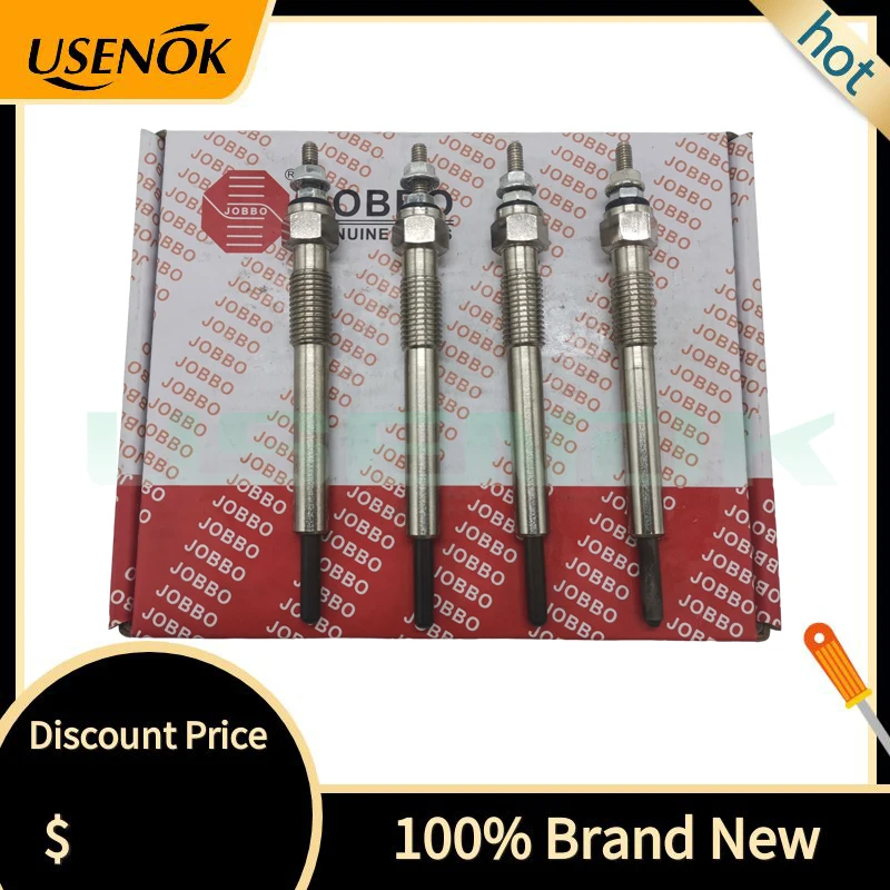 Brand New 4PCS Glow Plug For Yanmar 3TNV88 Diesel Engine Repair Parts