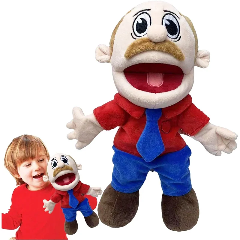 Game Jeffy Hand Puppet Doll Toy Talk Show Roleplay Movable Mouth