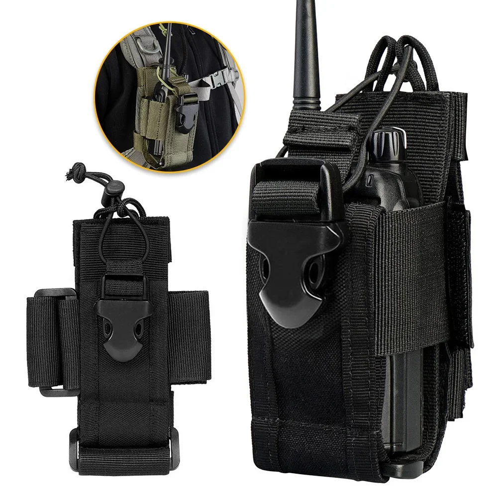 Adjustable Tactical Radio Holder Bag Molle Two Way Radio Holster Pouch  Holder Oxford Duty Military Storage Case Walkie - AliExpress