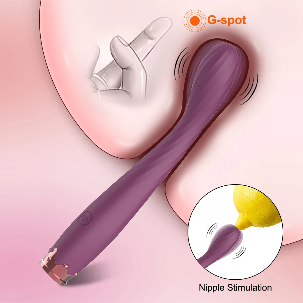 Female sex toys beginner G-Spot vibrator finger shaped nipple clitoris stimulator for women