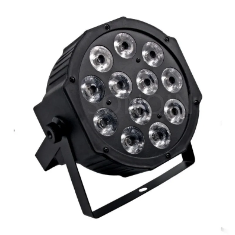 

Led par RGBW 4in1 12x12W RGBWA UV led par DMX Stage Lights Business Led Flat Par Light with Professional for Party KTV Disco DJ