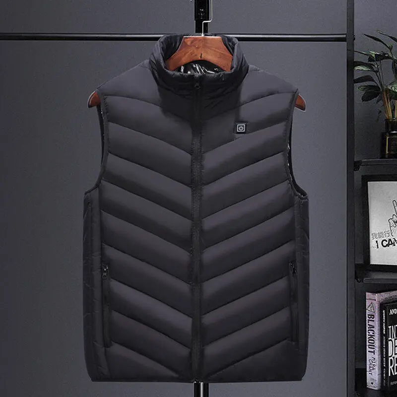 Autumn Winter Men's Turtleneck Solid Zipper Pocket Sleeveless Cardigan Vest Jackets Coats Fashion Office Lady Casual Tops