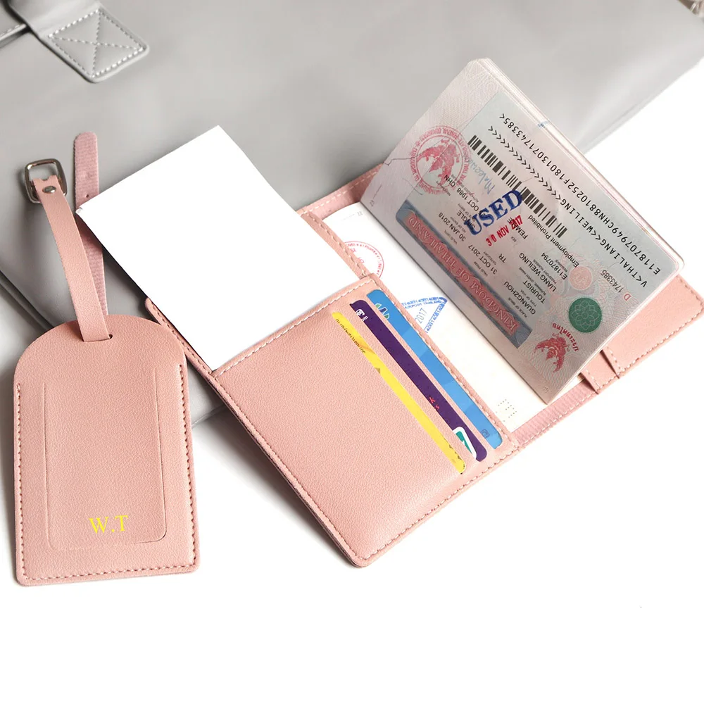 Custom Travel Passport Cover Set Image 6