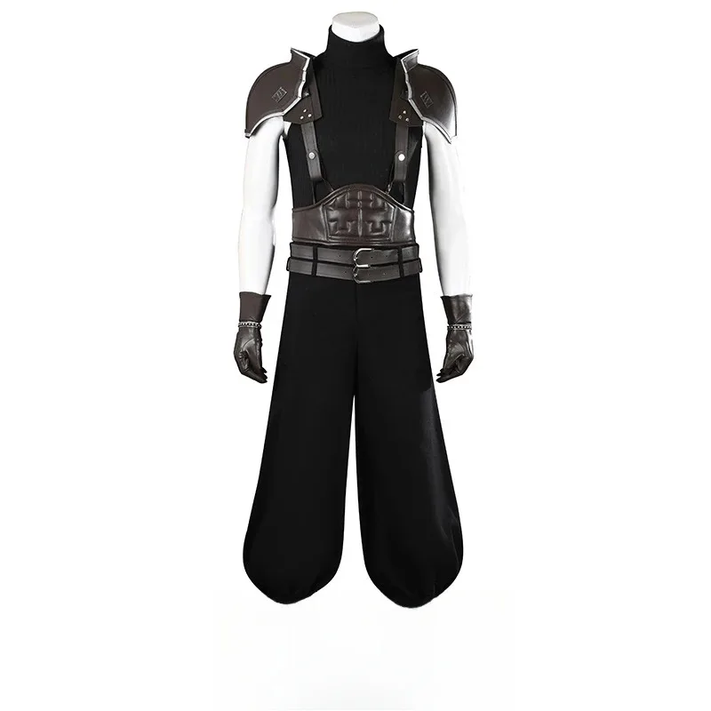 Game VII Crisis Core Zack Fair Cloud Strife Cosplay Costume Uniform ...