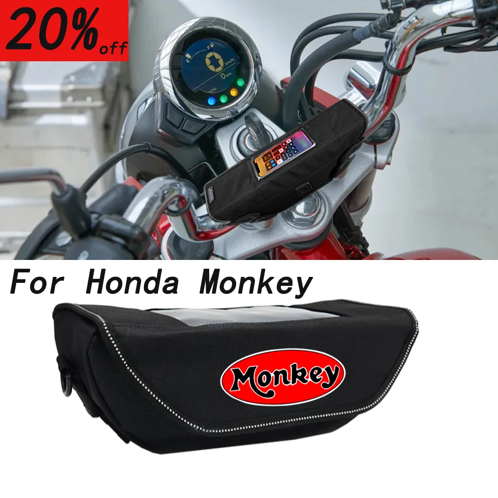 For Honda Monkey  Motorcycle accessory Waterproof And Dustproof Handlebar Storage Bag navigation bag
