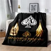 Armand De Brignac Champagne Blanket,black A,Lightweight Warm Insulation Sofa Bed Office Car Knee Pads Blankets,Decke 1