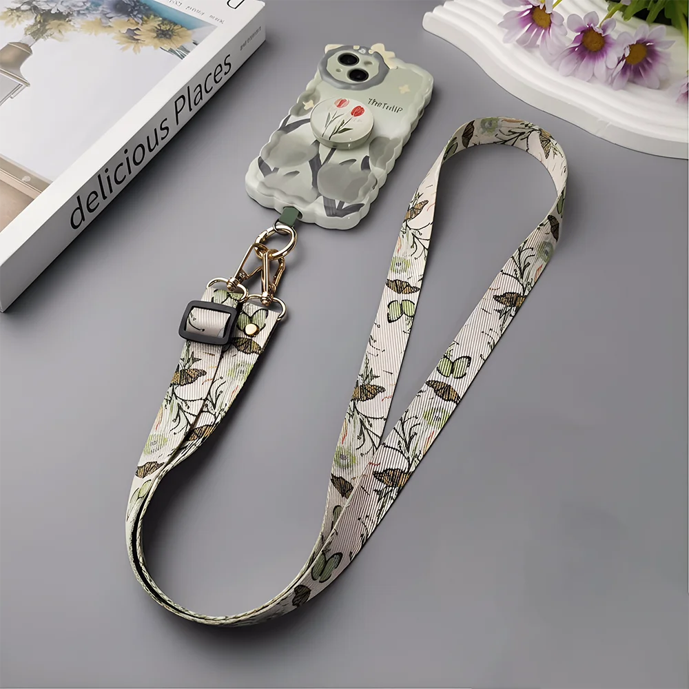 Adjustable Crossbody Phone Lanyard with Anti-Lost Neck Strap