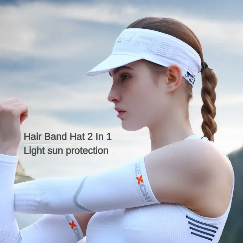 sports visor Elastic Non-slip Headband Outdoor Running Fitness Sweat-absorbent Breathable Anti-perspirant Belt