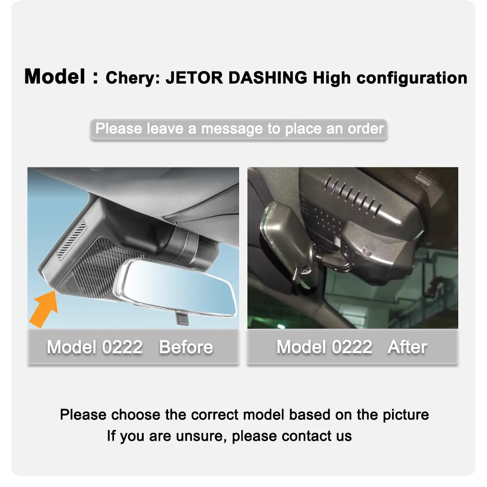 4K HD 2160P plug and play Dash Cam For Chery Jetour Dashing Front and Rear Dashcam WIFI Car Dvr DashCam APP Control
